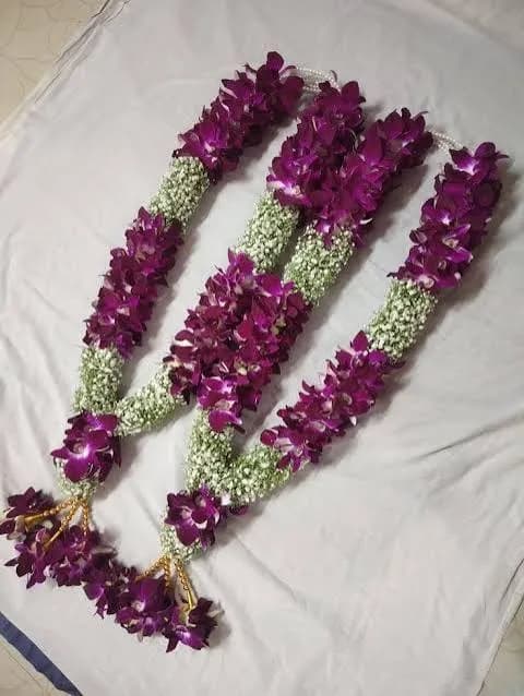 Royal Orchid & Carnation Garland